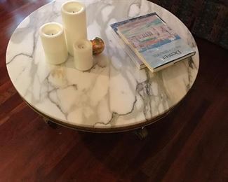 Marble end table