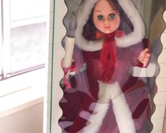 Tall Christmas doll
