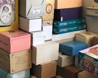 All of these boxes are for baby dolls in the house