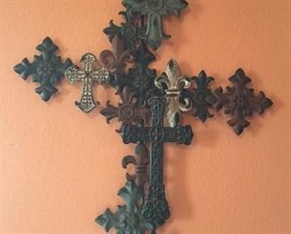 Assorted Religious Items Multiple Crosses of Beautiful Design
