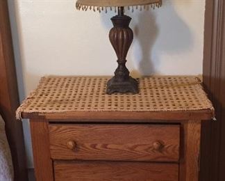 Basset Nightstand, Lamp