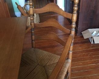 Ladder Back Woven Chairs