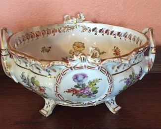 Antique Gibnan Collamore & Company Porcelain Dish
