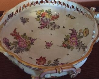 Antique Gibnan Collamore & Company Porcelain Dish