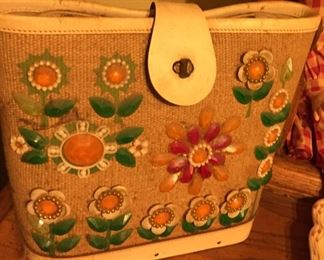Enid Collins Purse Flower Power