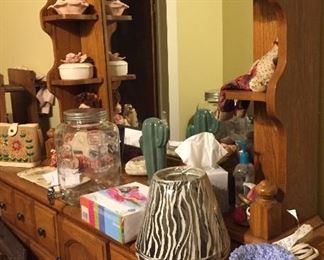 Dresser, Assorted Household Decor'