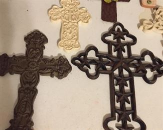 Assorted Religious Items Multiple Crosses of Beautiful Design