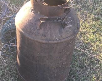 Primitive Milk Can