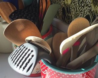 Assorted Kitchen Utensils & Containers