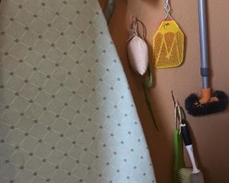 Ironing Board, Dryer Brush, Fly Swater
