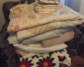 Assorted Quilts & Baby Blankets