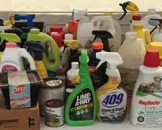 Assorted Cleaning Chemicals