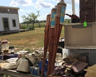 Assorted Coleman Lanterns, Tikki Torches