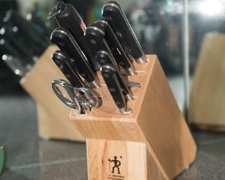 Set of Henkels knives