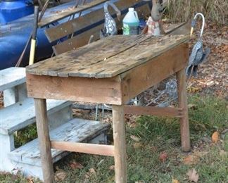 vintage farm table $45