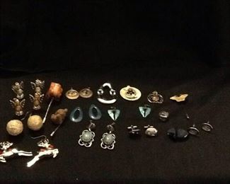 Pendants, Earrings, and Pins