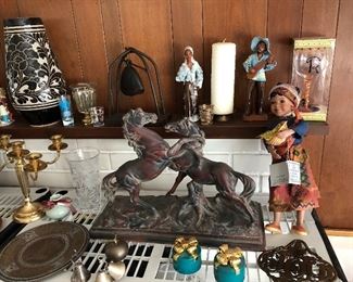 figurines, dolls, vases, etc