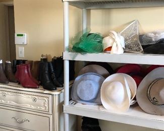 hats, scarves, purses, jewelry