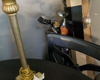 Some nice golf clubs that will be moved outdoors
