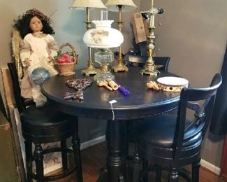 Bistro set with the three chairs it came with