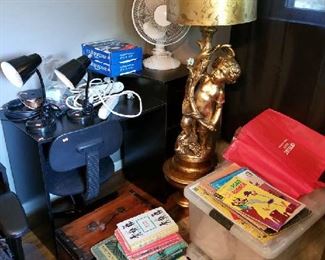 Love this cherub lamp! Starting at $130.