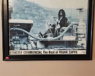 Zappa Poster $40. Nicely framed
