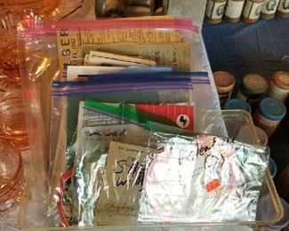 A whole lot of cool ephemera all bundled together