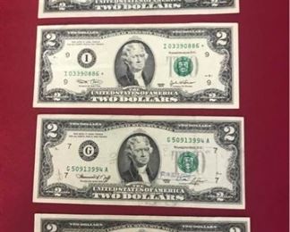 US $2 Star Notes