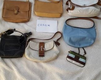 Coach handbags, new and used