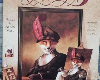Collectible, signed Reynard the Fox hardcover book