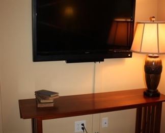Sofa table and Flat screen TV