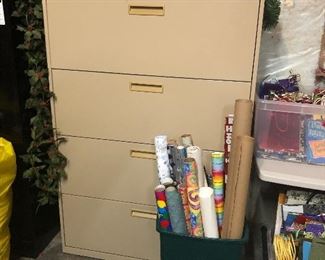 One of several file cabinets