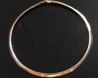 14K Omega necklace