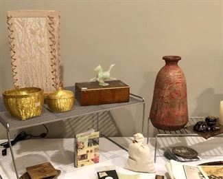Several pieces from all around the world