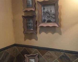 Lovely wood framed photos