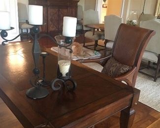 Sleek desk and chair (sold separately)