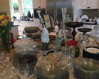 Glassware and entertaining pieces