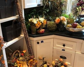 Topiaries, faux plants and flowers