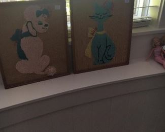 Vintage hand made pieces
