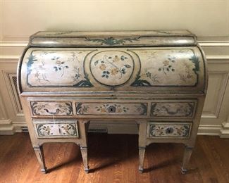 A continental neoclassical style cylinder desk composed of 18th century and later elements.  41"h x 20"d x 46"w. Valued at $1500 - $2000 asking $980