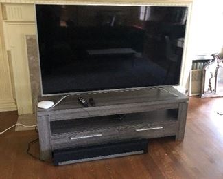 CB2 tv stand asking $200  TV is a 65inch Sharp LC65N7000U. Asking $400 for the tv.  Sonos Playbar also for sale, asking $400