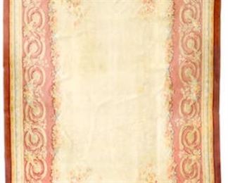 A Savonnerie carpet, late 19th century 26'6" x 19'.  Valued at $3000 - $5000 asking $1500
