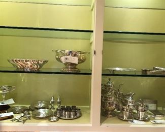 Sterling and silver-plate items for sale