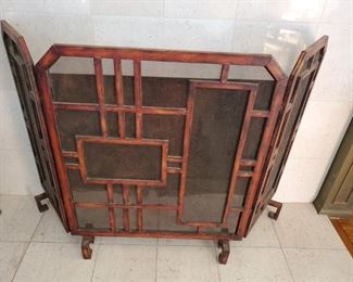 Asian Fireplace Screen