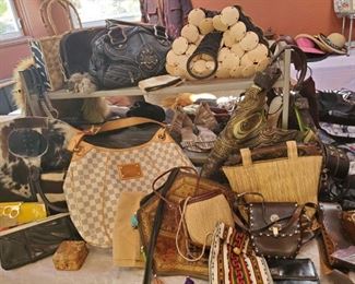 Louis Vuitton, Kors, Prada, and really cool Furry and Artsy Creative HandBag collection