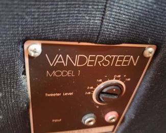 Model 1 Vandersteen Speakers-EPIC brand in high end Audio