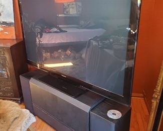 Huge Panasonic TV with Sound System