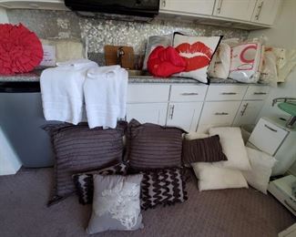 Lots of Linens and Bedding Mostly Queen size