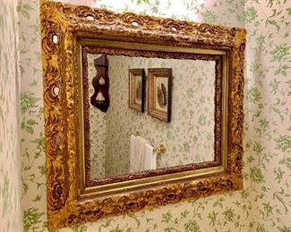 Gilded mirror