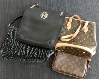 Hand bags, Tory Birch, Faux Luis Vuitton